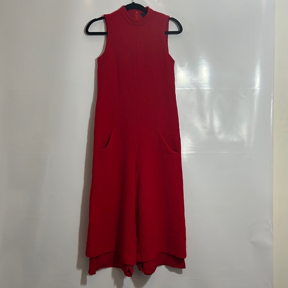 SALLY LAPOINTE JUMPSUIT SIZE 2 COLOR RED